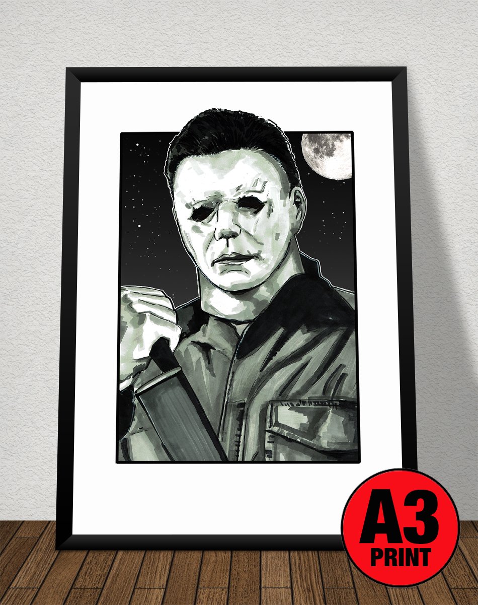 Custom Michael Myers Frame (Bought at a 2024 Comic Con)